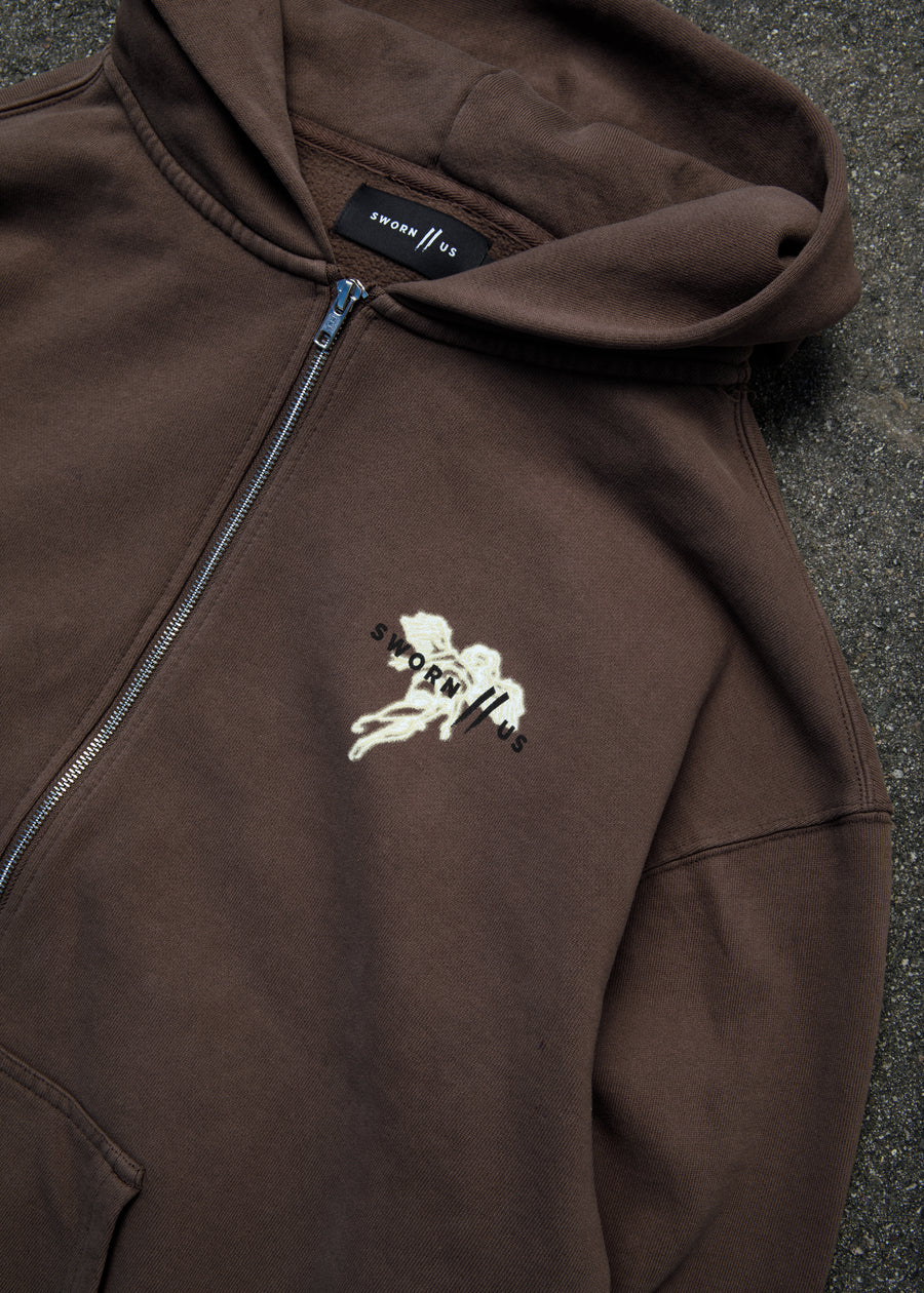 Standard Issue Spirit Zip Hoodie // Tobacco