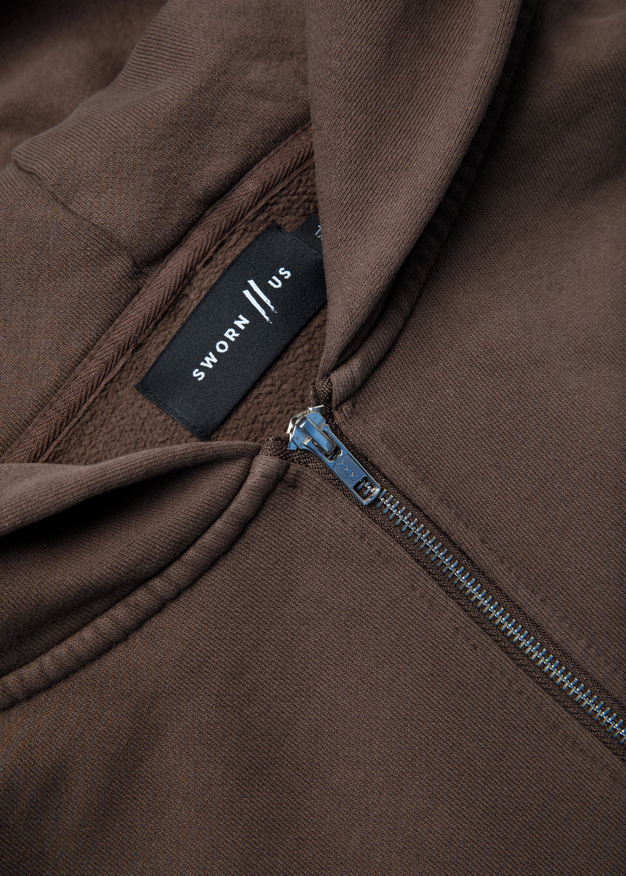 Standard Issue Spirit Zip Hoodie // Tobacco