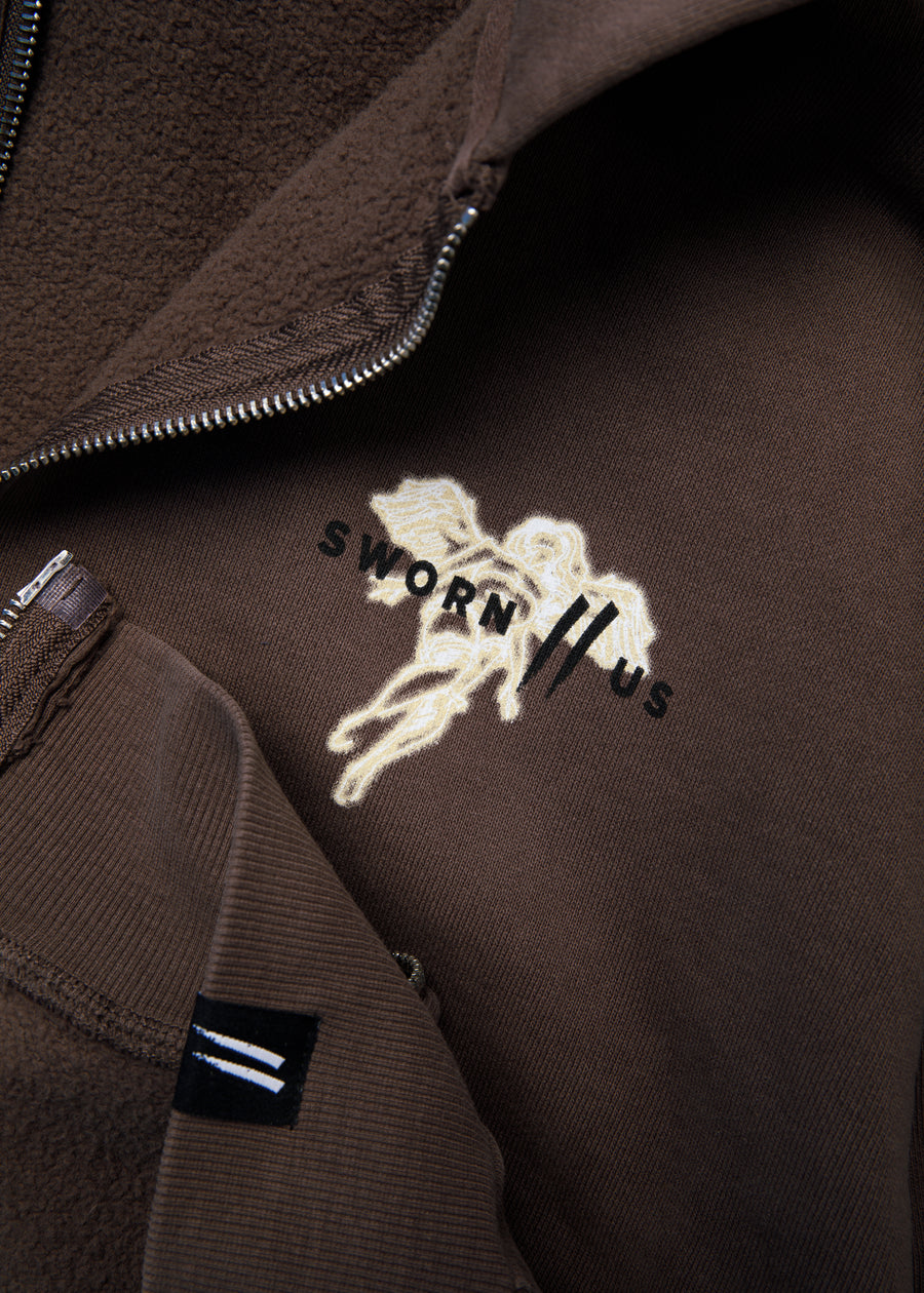 Standard Issue Spirit Zip Hoodie // Tobacco