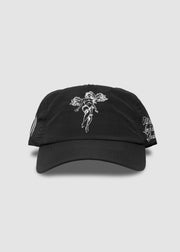 Angel Spirit Nylon Snapback // Black