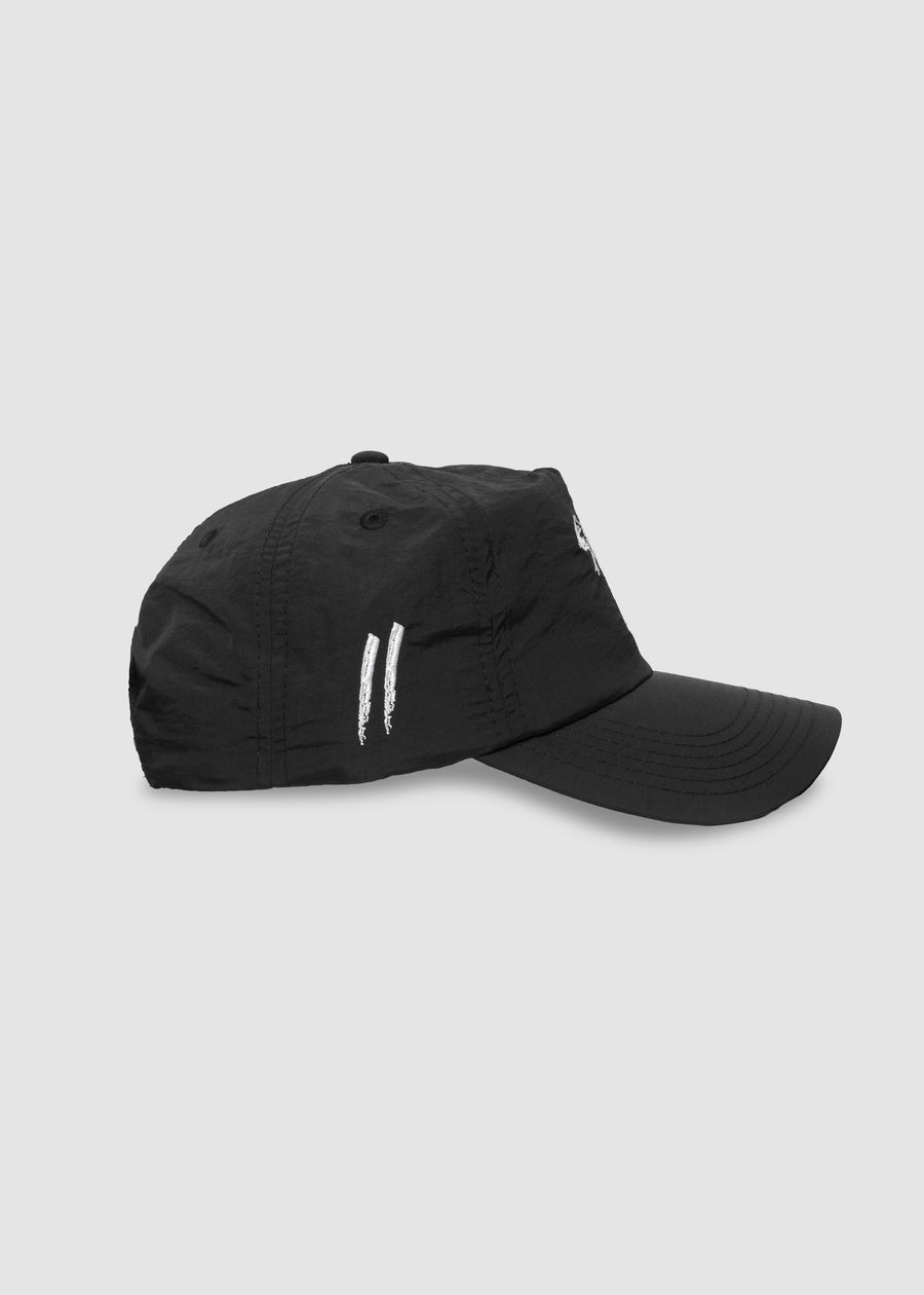 Angel Spirit Nylon Snapback // Black