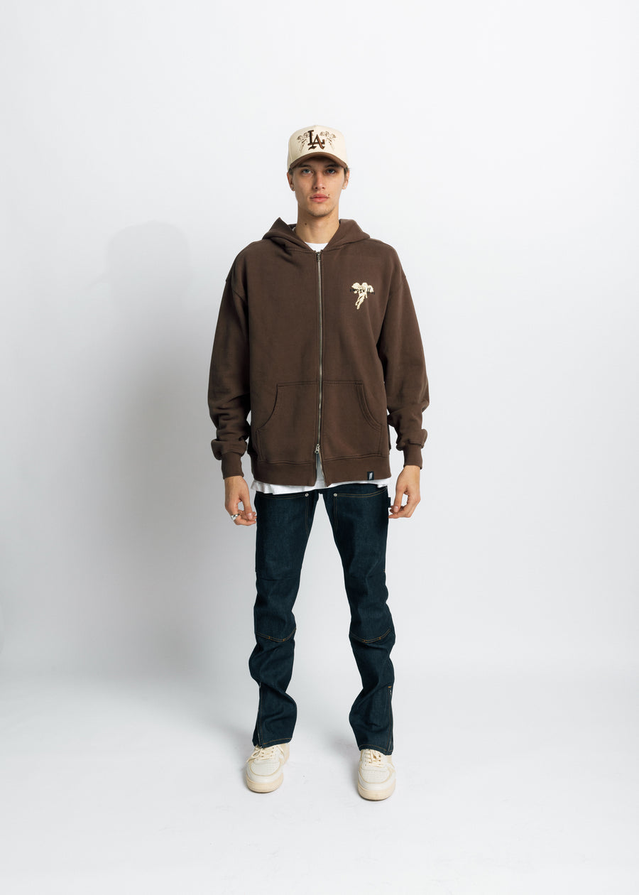 Standard Issue Spirit Zip Hoodie // Tobacco