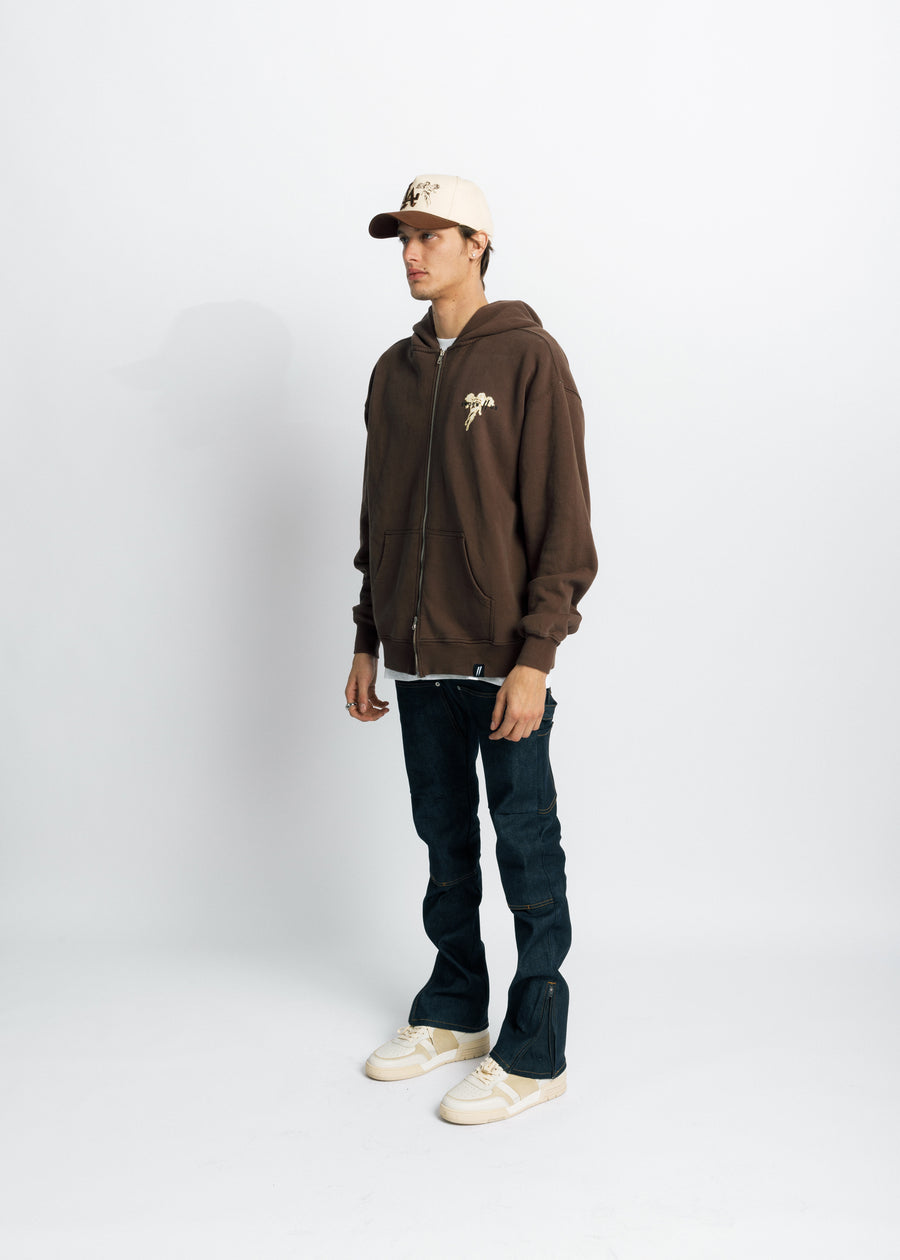 Standard Issue Spirit Zip Hoodie // Tobacco