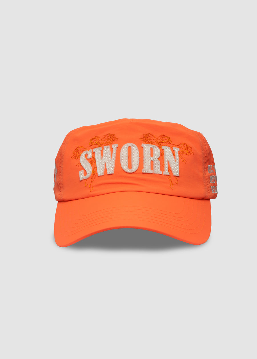 Oath Nylon Snapback // Orange