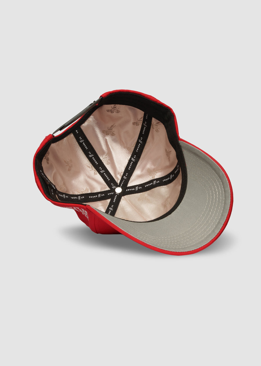 Oath A-Frame Snapback // Red