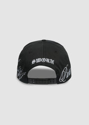 Poetry A-Frame Snapback // Black