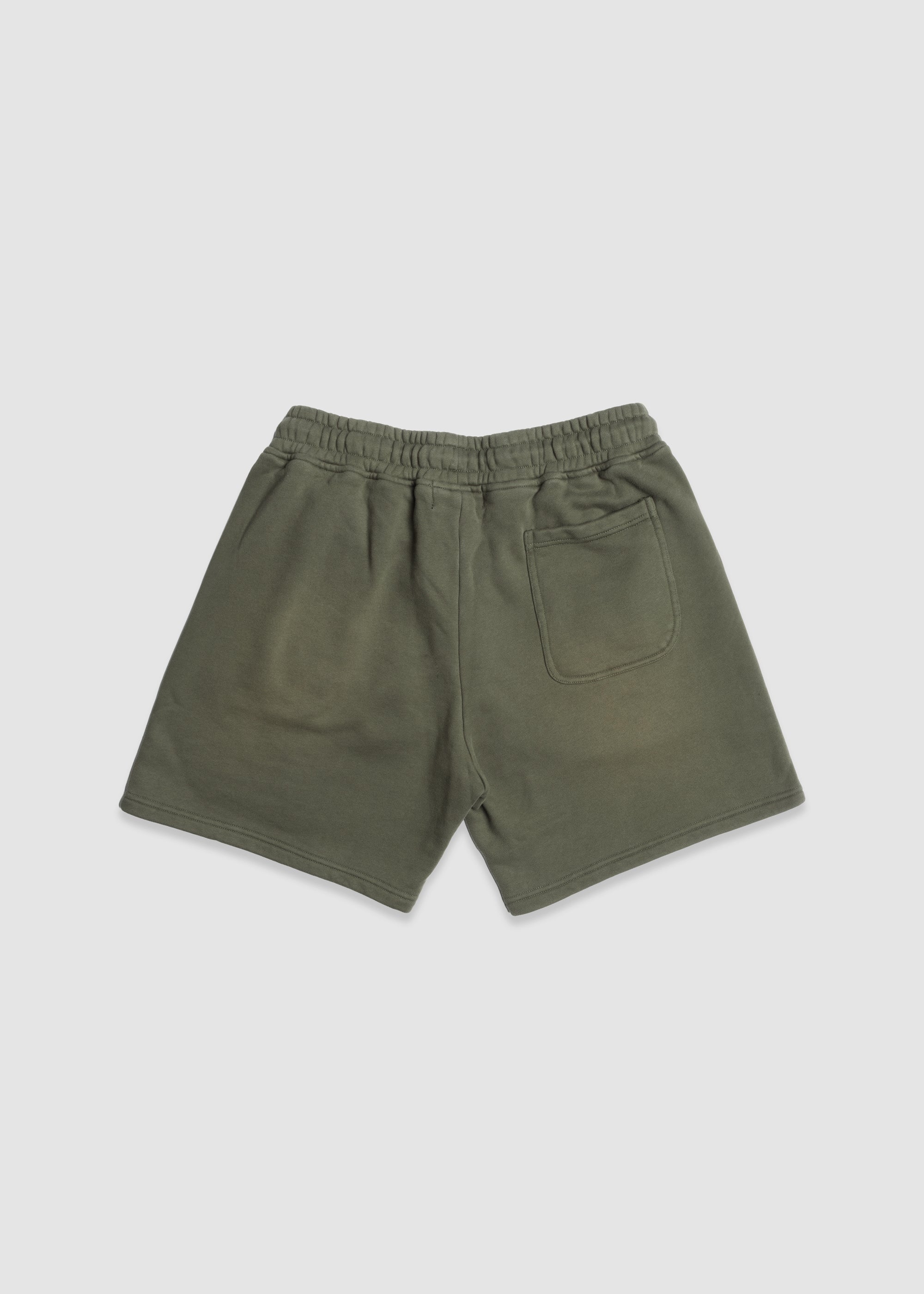 Script Cotton Shorts // Washed Green