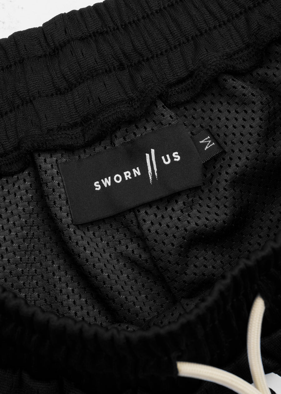 Script Mesh Shorts // Black