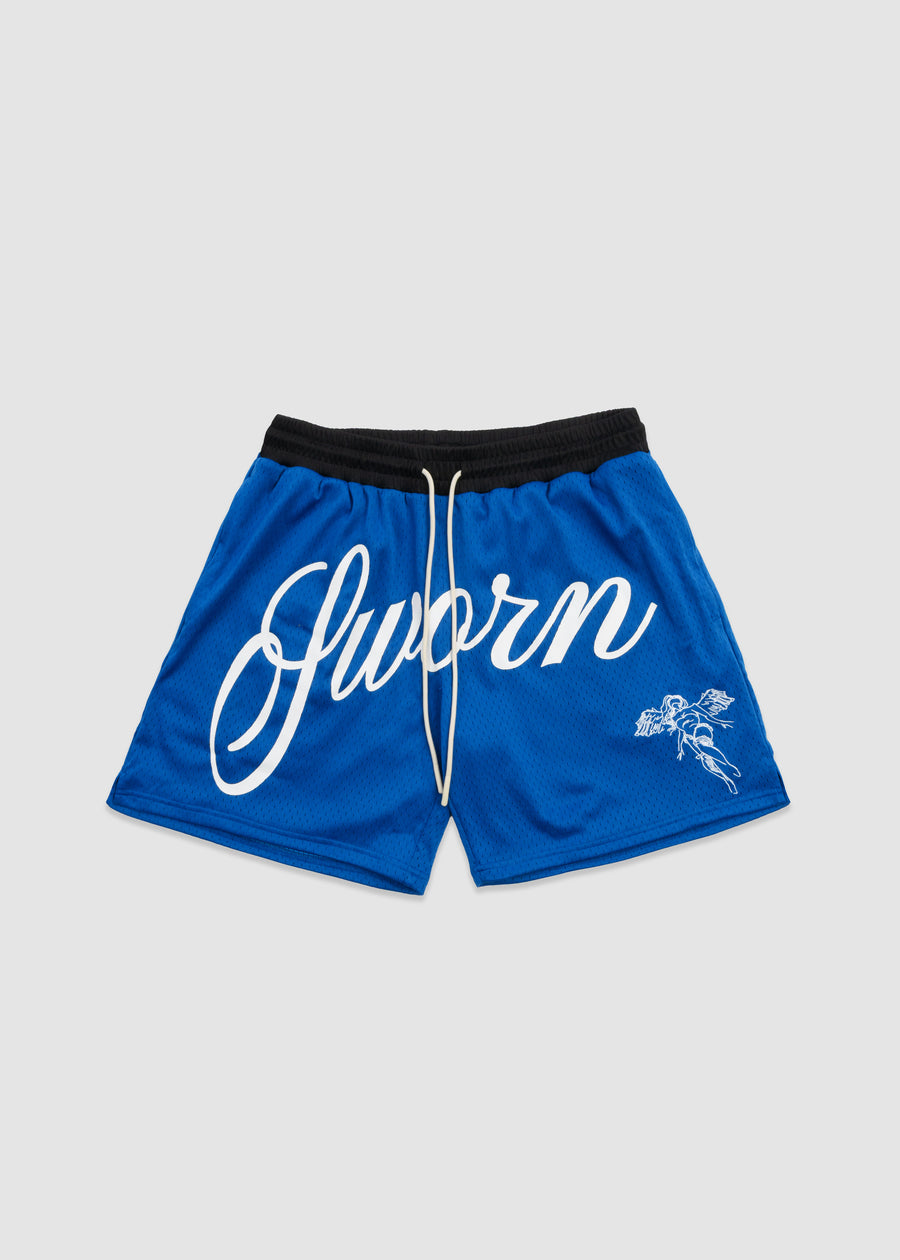 Script Mesh Shorts // Royal