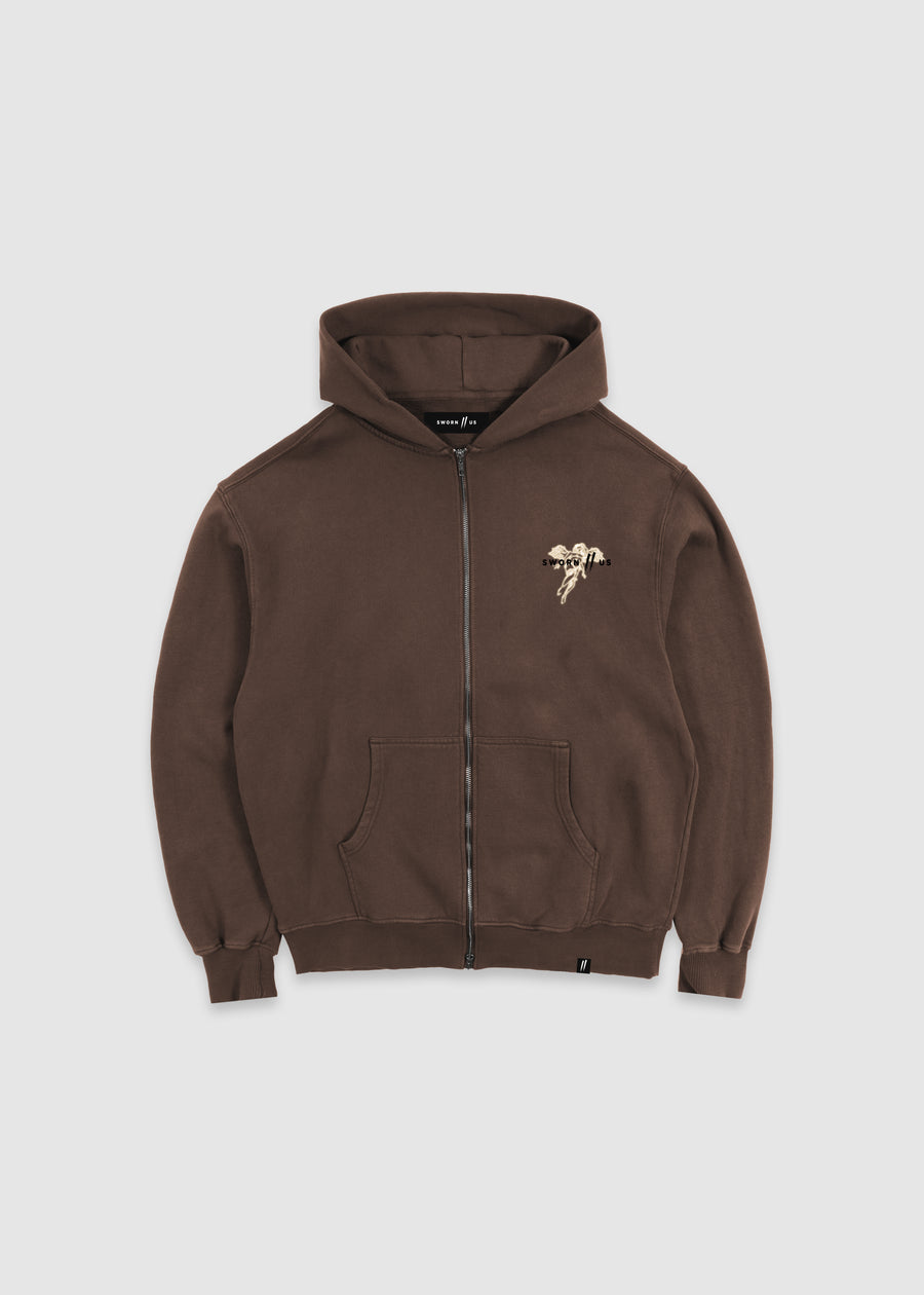 Standard Issue Spirit Zip Hoodie // Tobacco