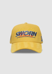 Sworn Racing A-Frame Snapback // Canary Yellow