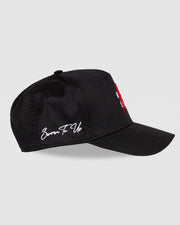 Oath A-Frame Snapback // Black