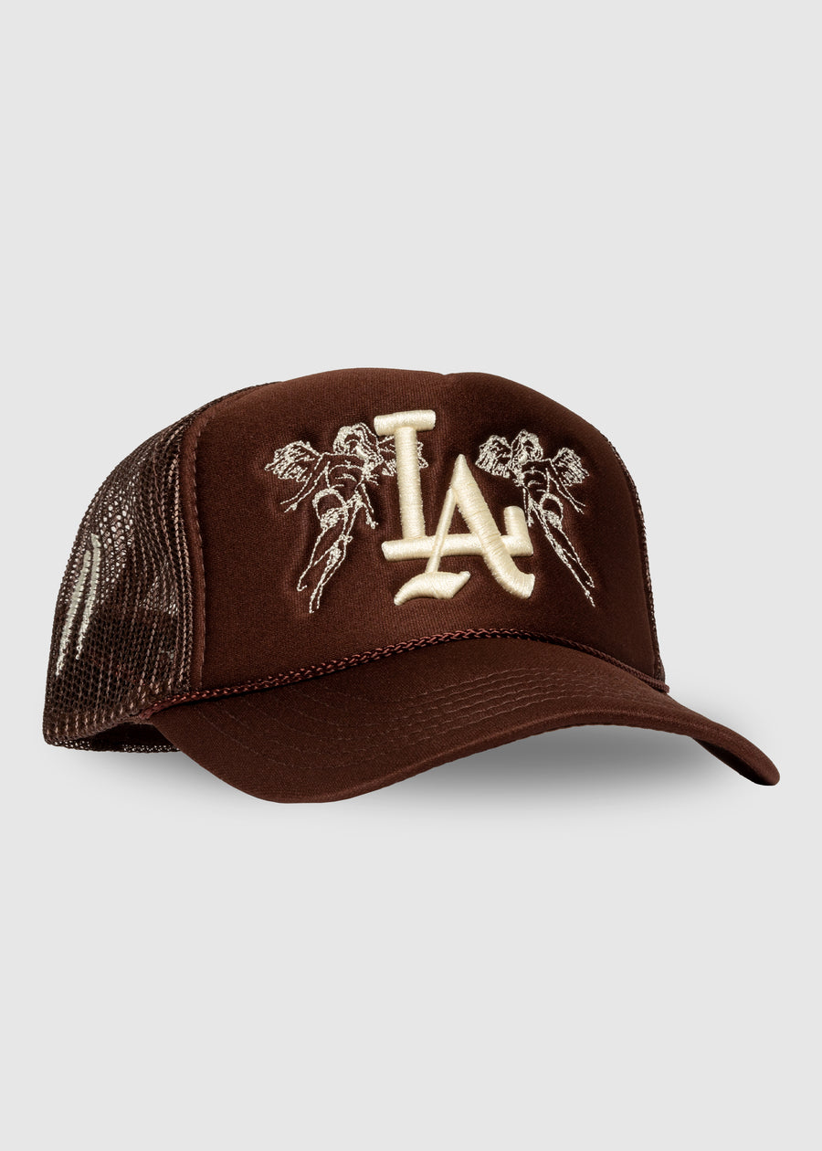 City of Angels Foam Trucker Hat // Chocolate