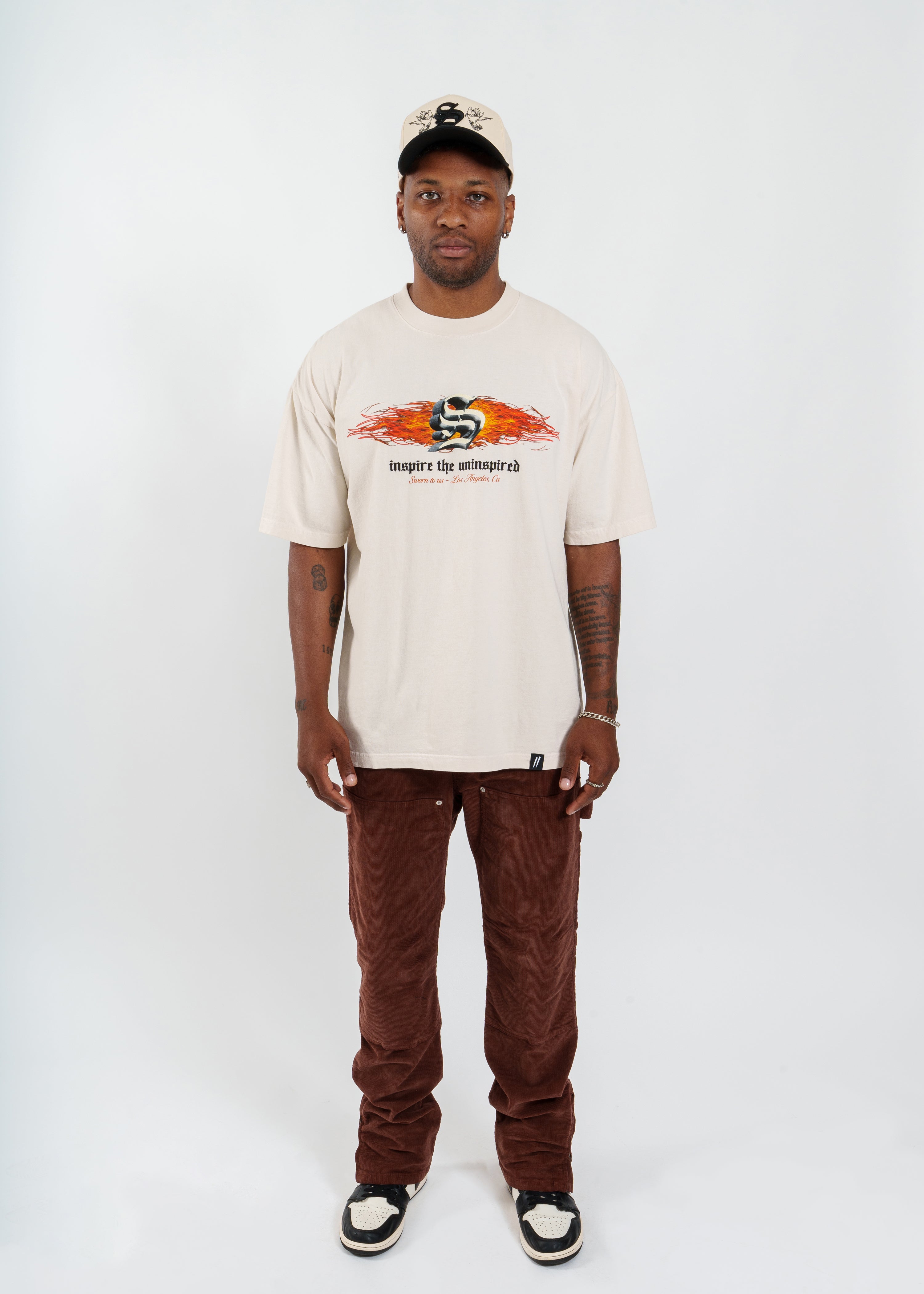 S-Flame Tee // Natural