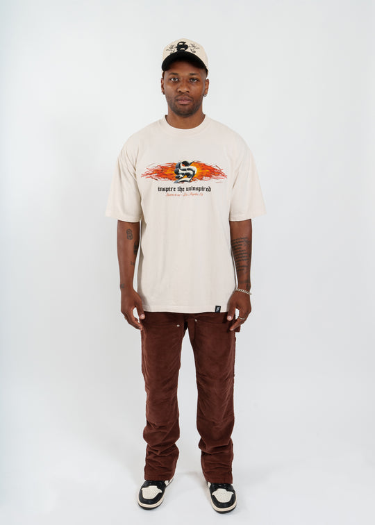 S-Flame Tee // Natural