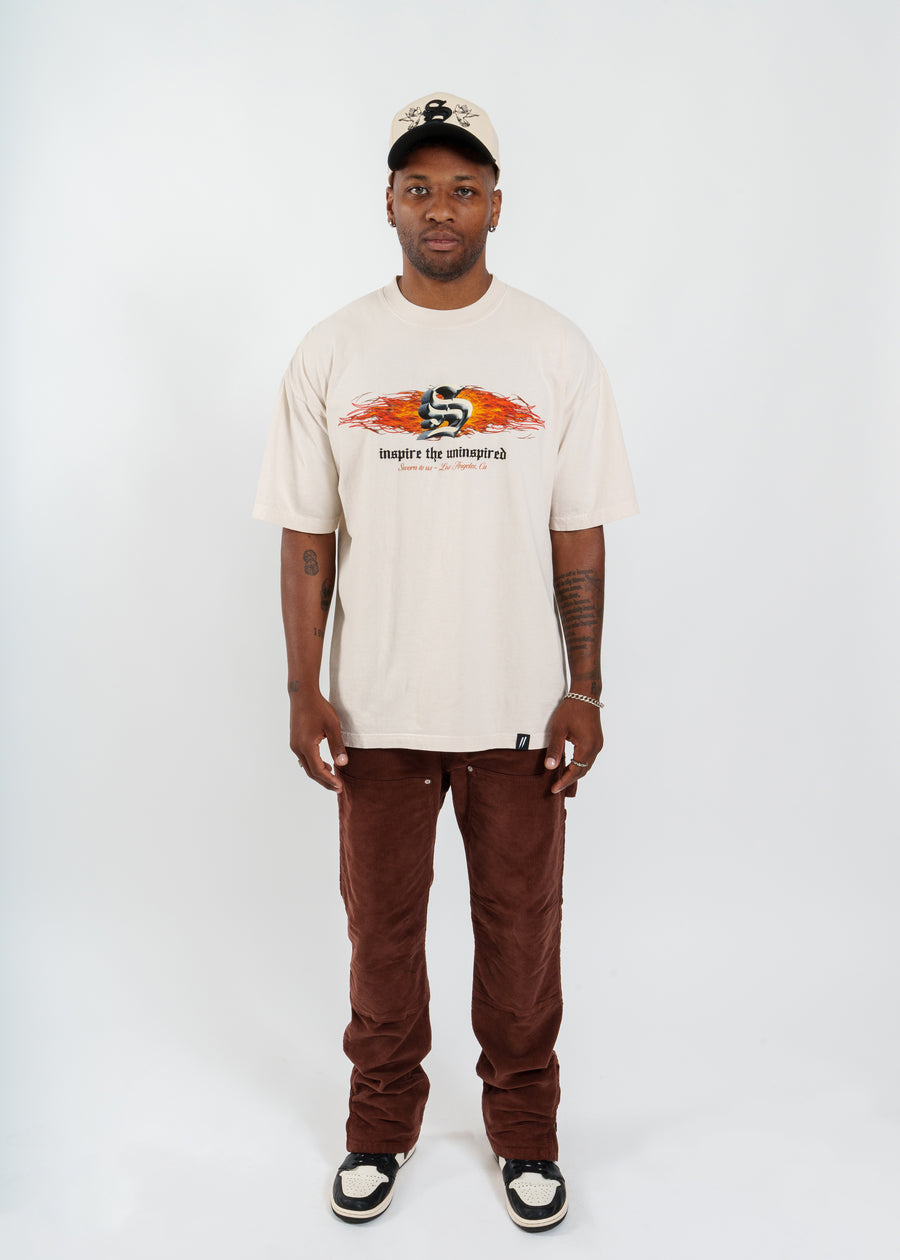 S-Flame Tee // Natural