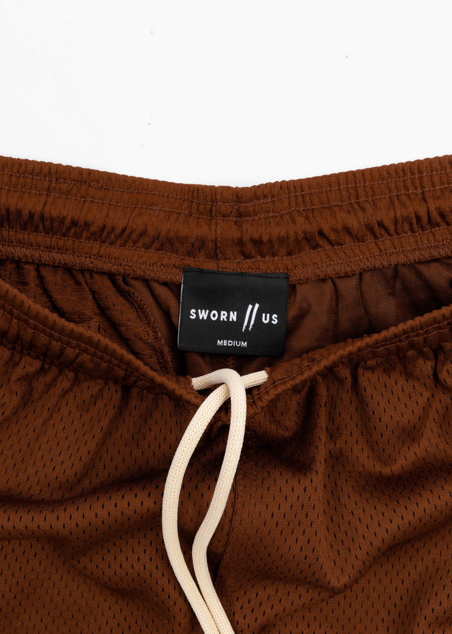Motion Court Shorts // Rust