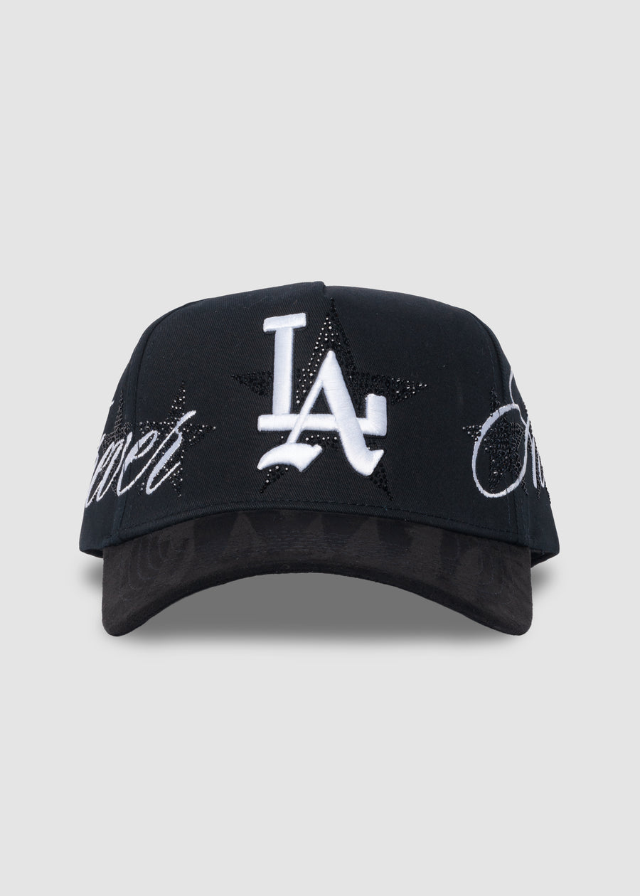 A&F Crystals A-Frame Snapback // Midnight