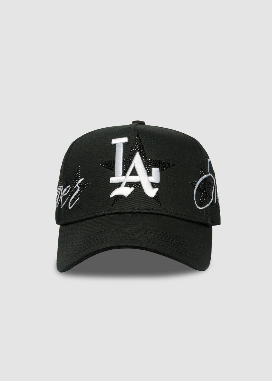 A&F Crystals A-Frame Snapback // Midnight