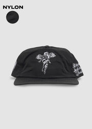 Angel Spirit Nylon Snapback // Black
