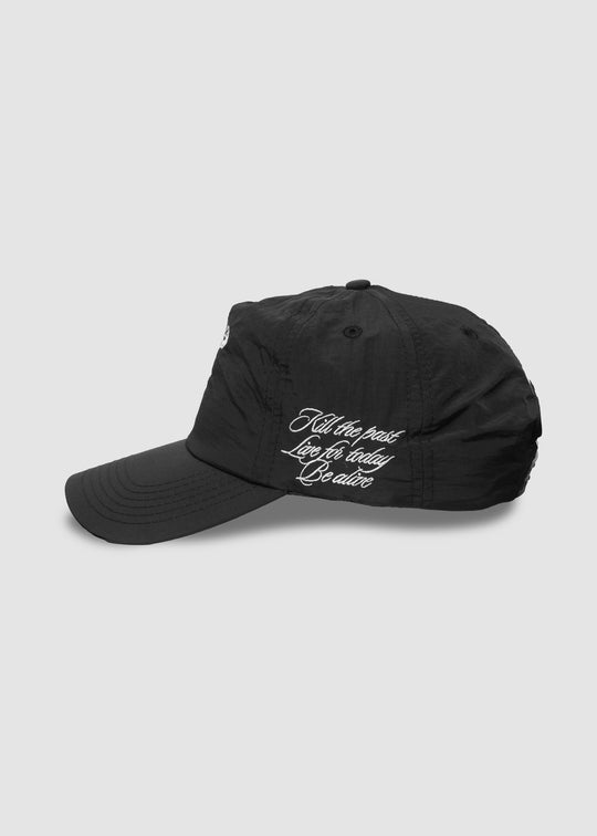 Angel Spirit Nylon Snapback // Black