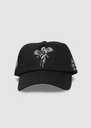 Angel Spirit Unstructured Snapback // Black