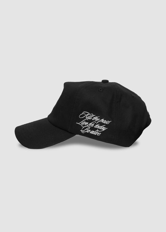 Angel Spirit Unstructured Snapback // Black