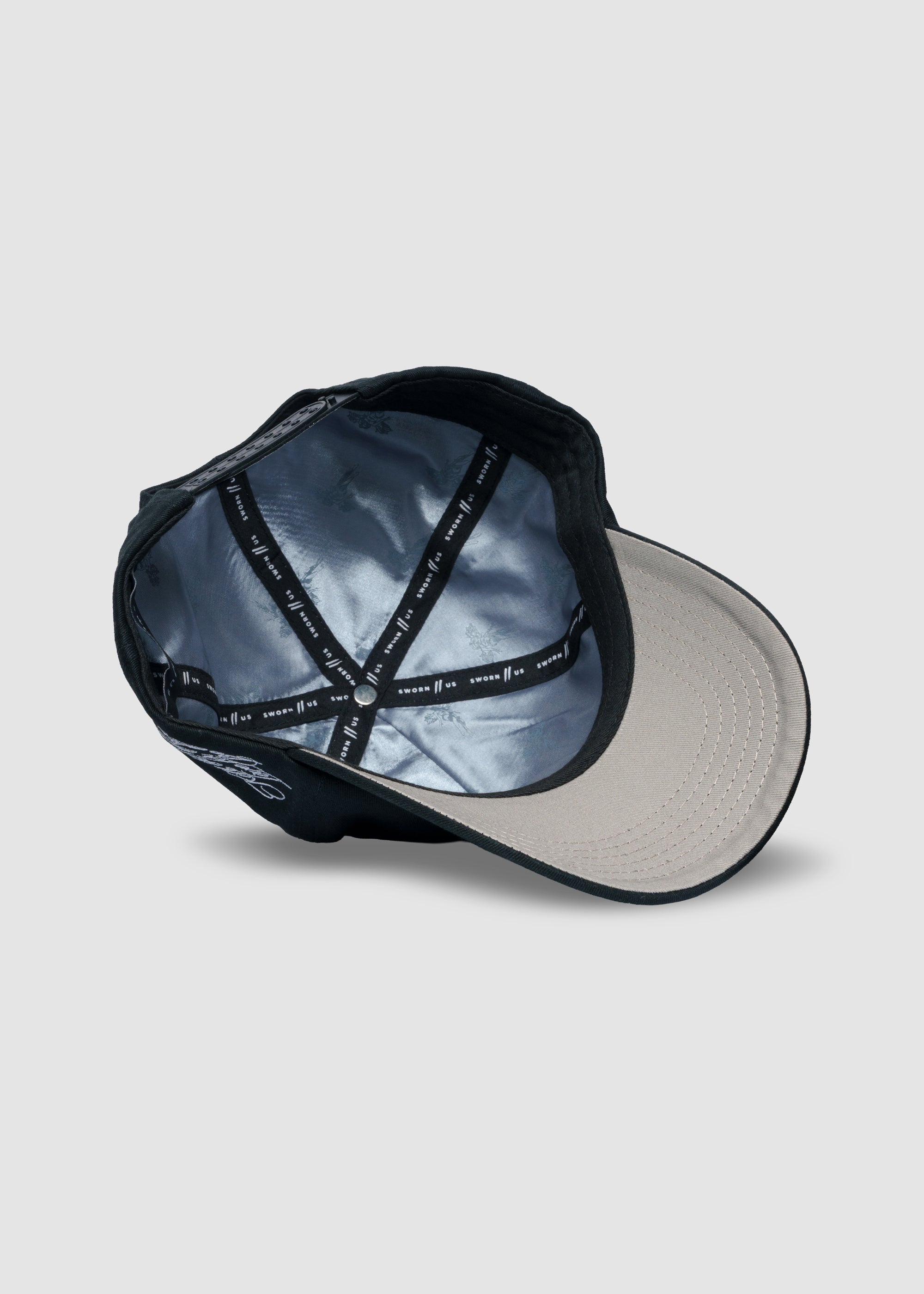 Angel Spirit Unstructured Snapback // Black