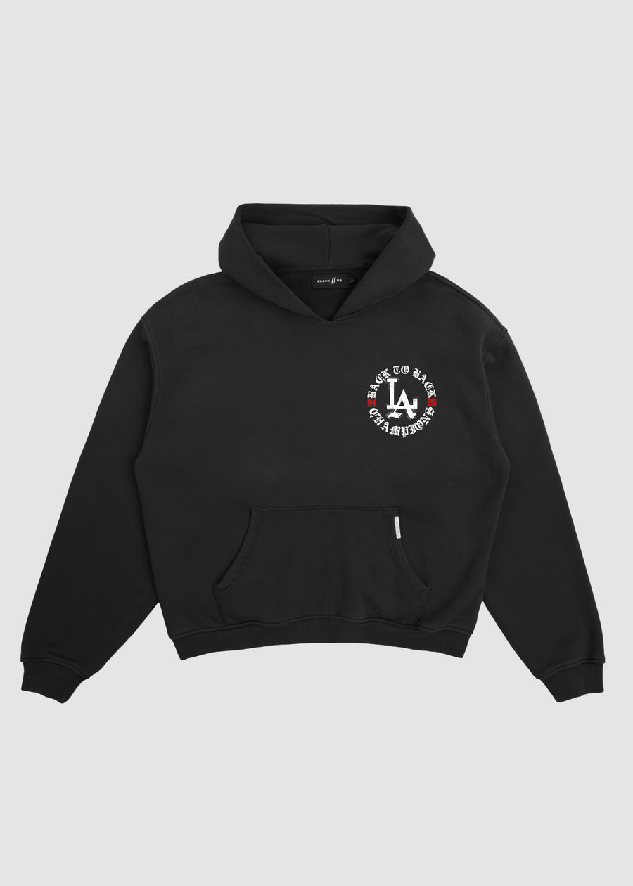 Back 2 Back Hoodie // Black