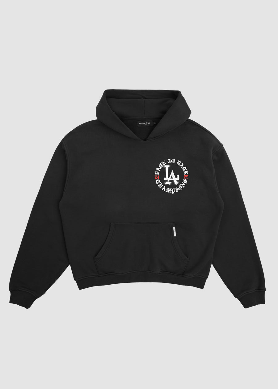 Back 2 Back Hoodie // Black