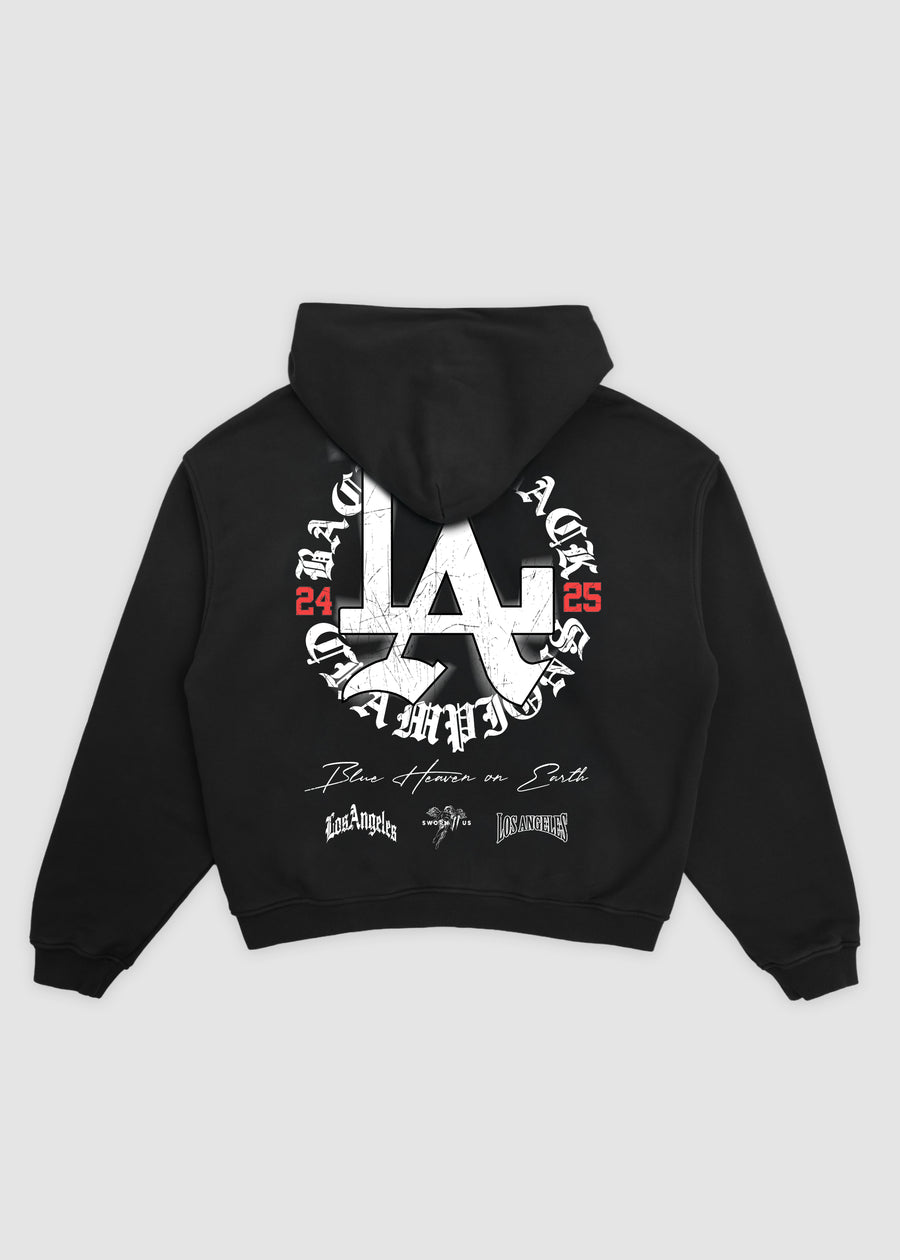 Back 2 Back Hoodie // Black