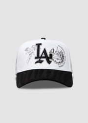 COA E.S. A-Frame Snapback // White & Black