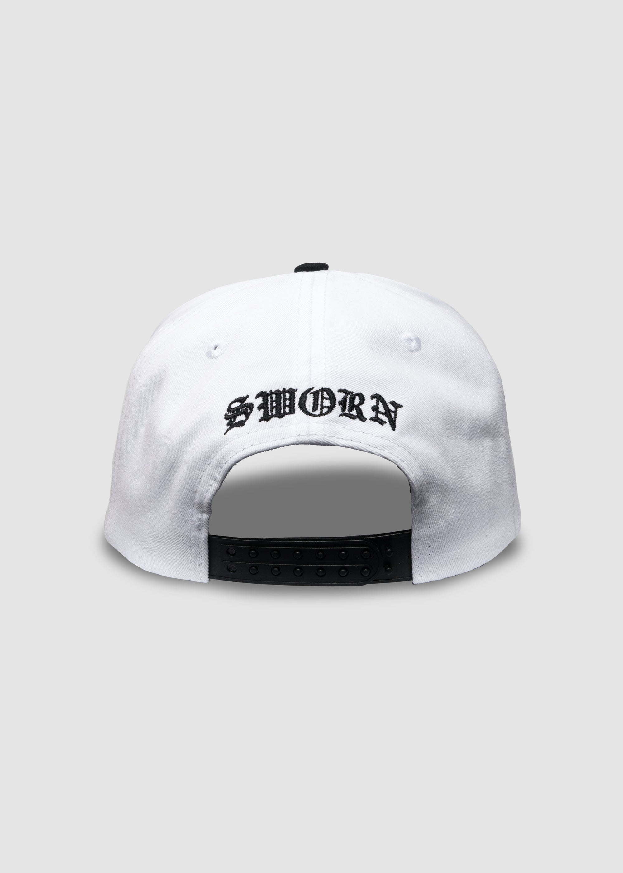 E.S. A-Frame Snapback // White & Black