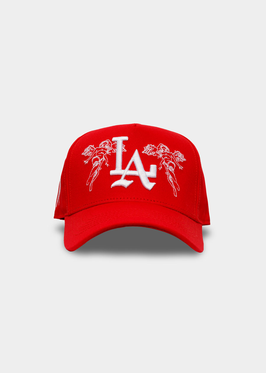 City of Angels A-Frame Snapback // Red