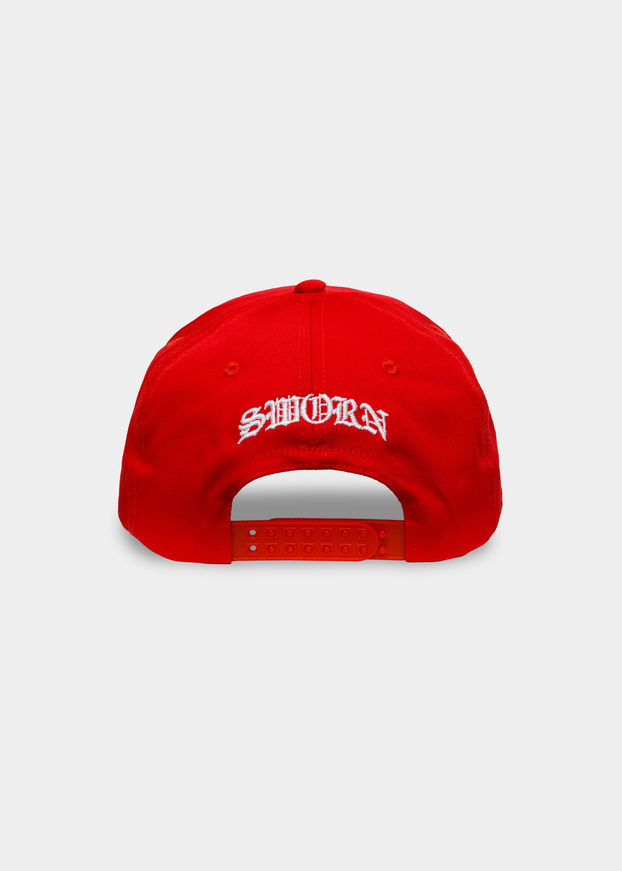 City of Angels A-Frame Snapback // Red
