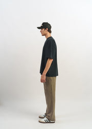 Standard Issue Oversized Crop Tee // Faded Black