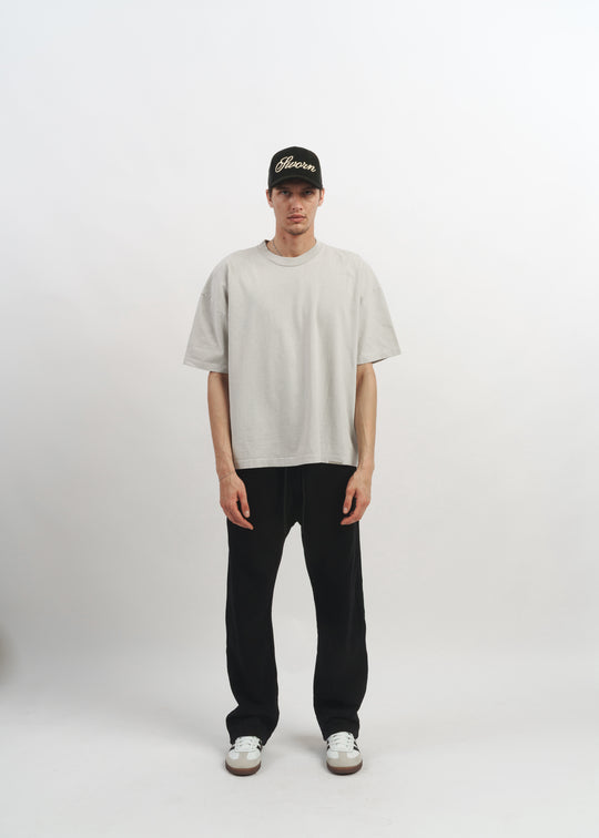 Standard Issue Oversized Crop Tee // Cement