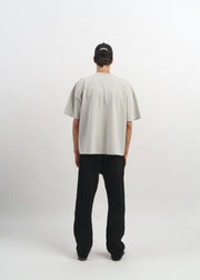 Standard Issue Oversized Crop Tee // Cement