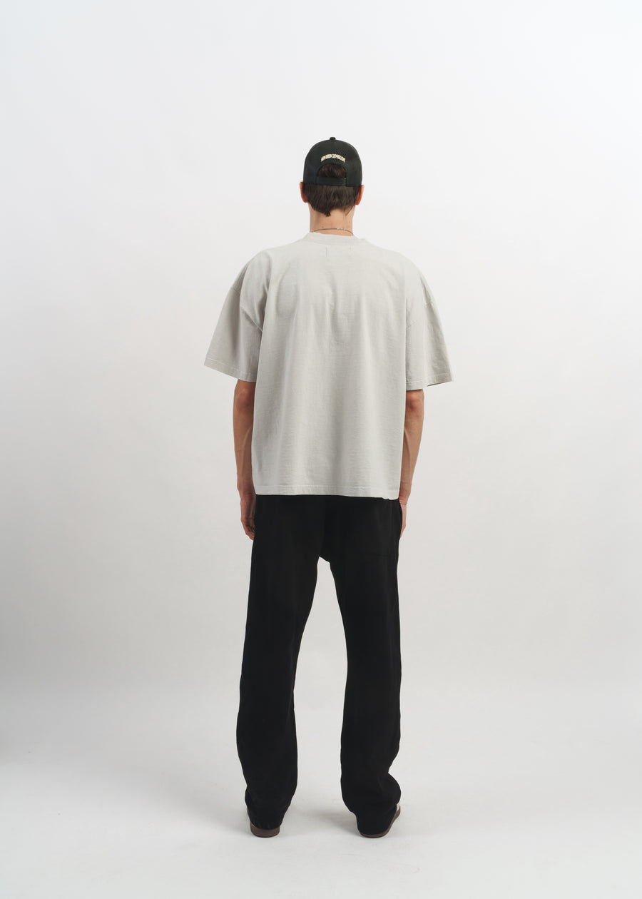 Standard Issue Oversized Crop Tee // Cement