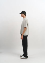 Standard Issue Oversized Crop Tee // Cement