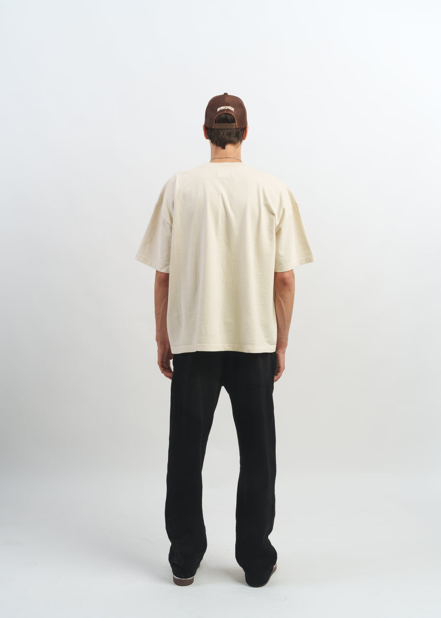 Standard Issue Oversized Crop Tee // Natural