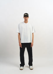 Standard Issue Oversized Crop Tee // White