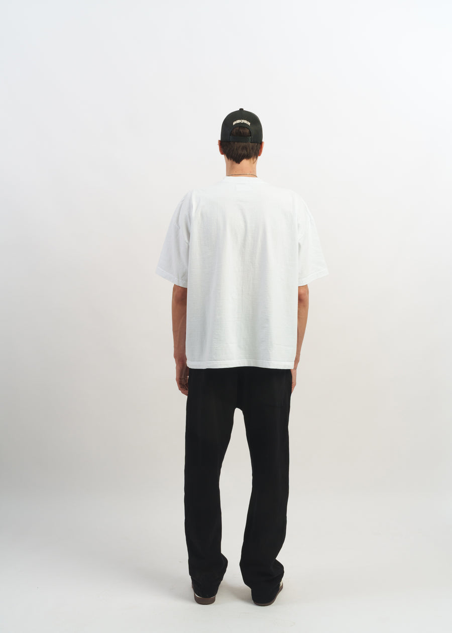 Standard Issue Oversized Crop Tee // White