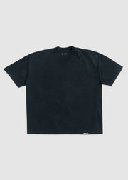 Standard Issue Oversized Crop Tee // Faded Black
