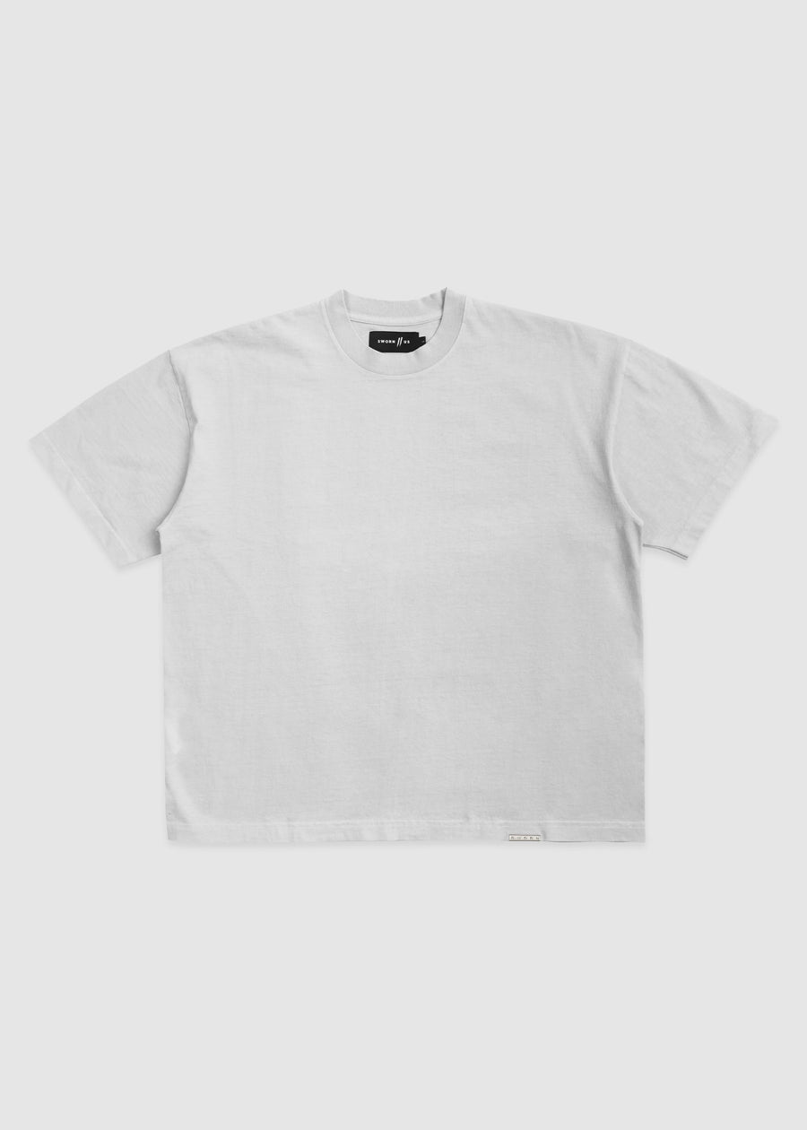 Standard Issue Oversized Crop Tee // Cement