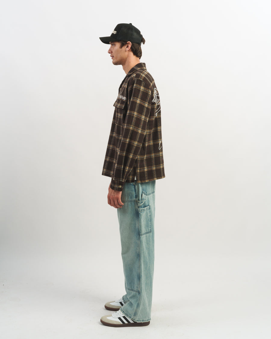 Lotus Angel Flannel // Espresso