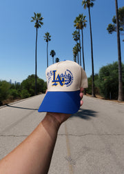 E.S. A-Frame Snapback // Natural & Royal