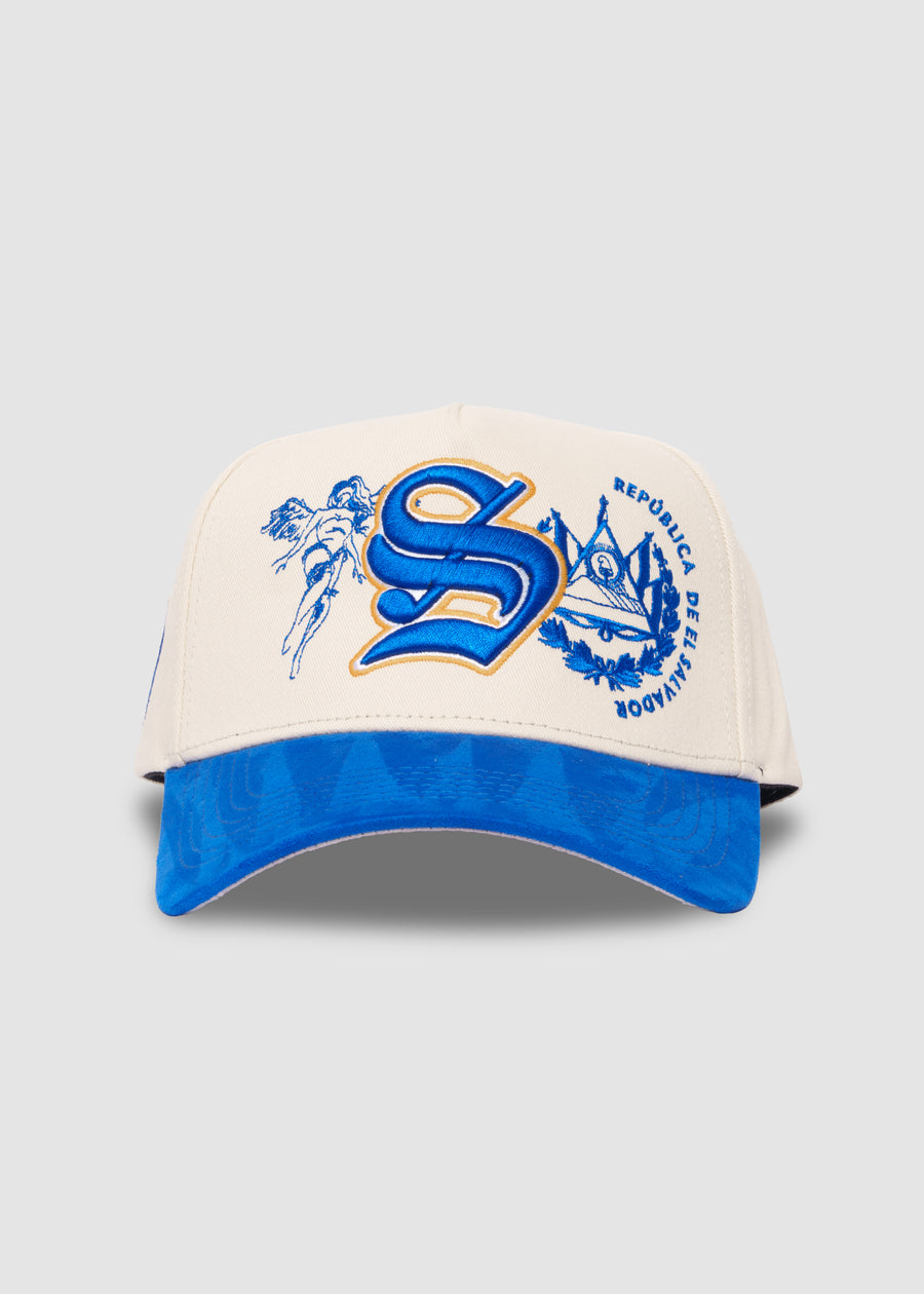 E.S. A-Frame Snapback // Natural & Royal