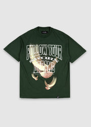 Follow your Dreams Tee // Forest Green