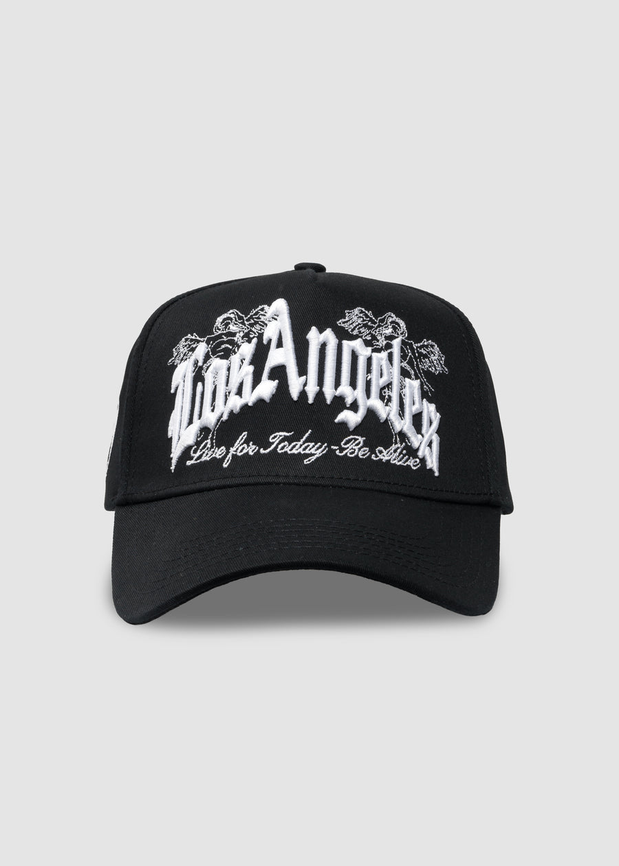 Hometown A-Frame Snapback // Black